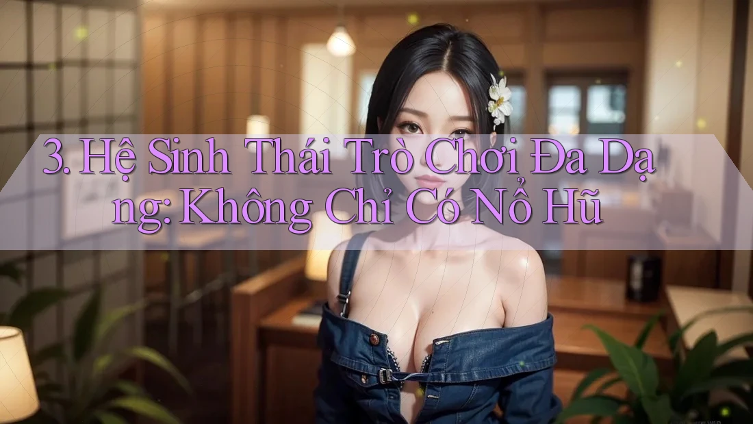 3. Hệ Sinh Thái Trò Chơi Đa Dạng: Không Chỉ Có Nổ Hũ
