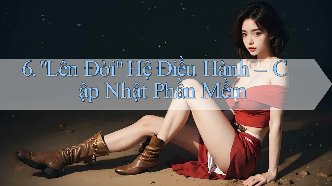 6. “Lên Đời” Hệ Điều Hành – Cập Nhật Phần Mềm