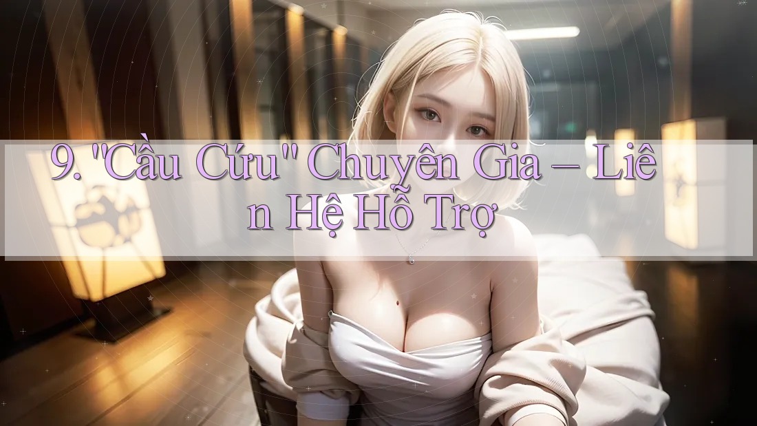 9. “Cầu Cứu” Chuyên Gia – Liên Hệ Hỗ Trợ