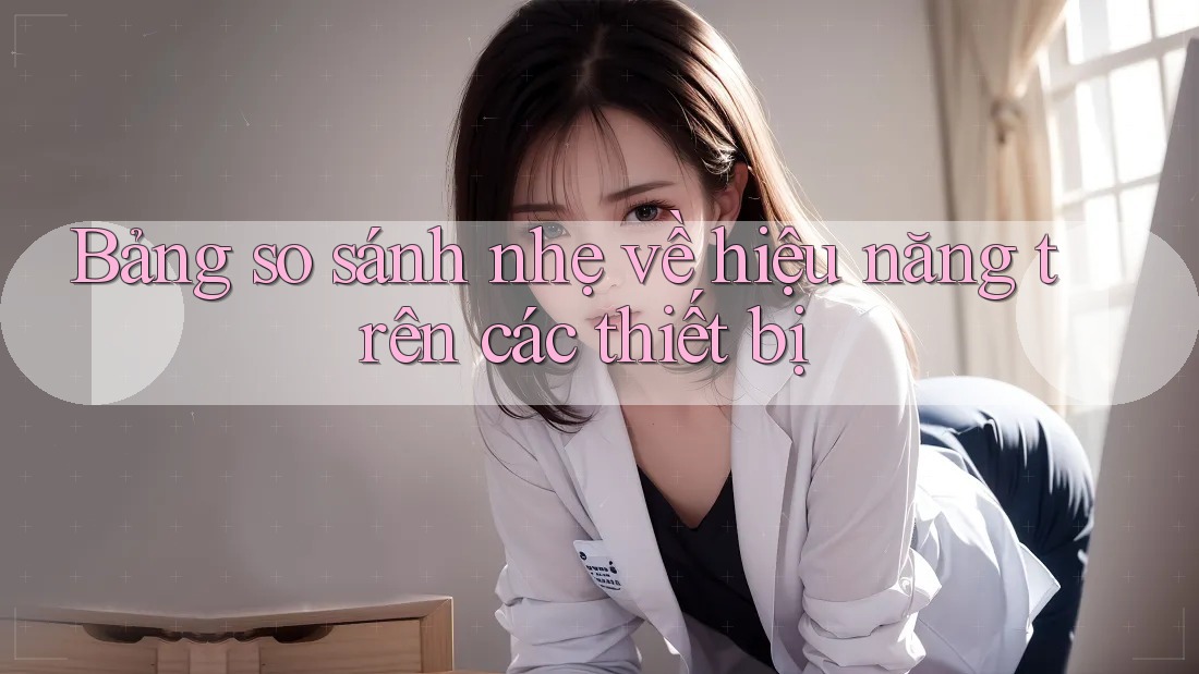 Bảng so sánh nhẹ về hiệu năng trên các thiết bị