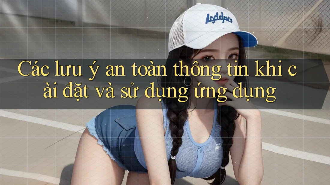 Các lưu ý an toàn thông tin khi cài đặt và sử dụng ứng dụng