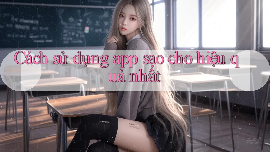 Cách sử dụng app sao cho hiệu quả nhất