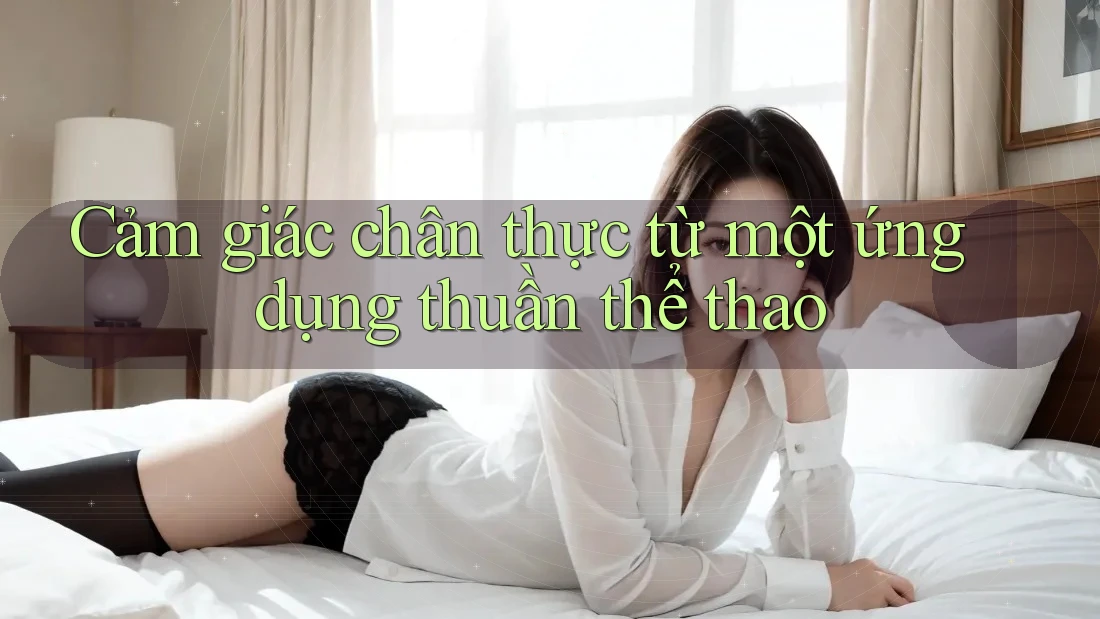 Cảm giác chân thực từ một ứng dụng thuần thể thao