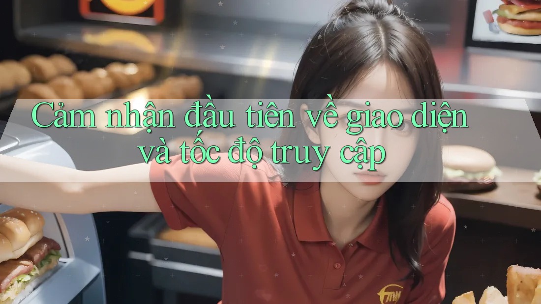 Cảm nhận đầu tiên về giao diện và tốc độ truy cập