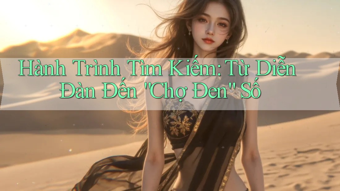 Hành Trình Tìm Kiếm: Từ Diễn Đàn Đến “Chợ Đen” Số