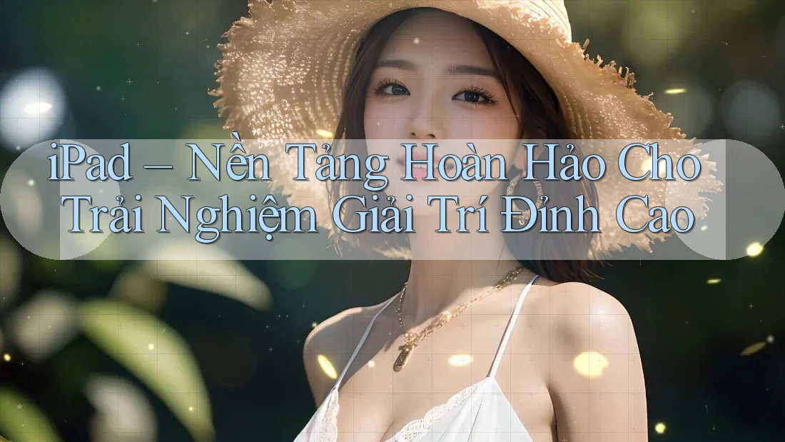 iPad – Nền Tảng Hoàn Hảo Cho Trải Nghiệm Giải Trí Đỉnh Cao