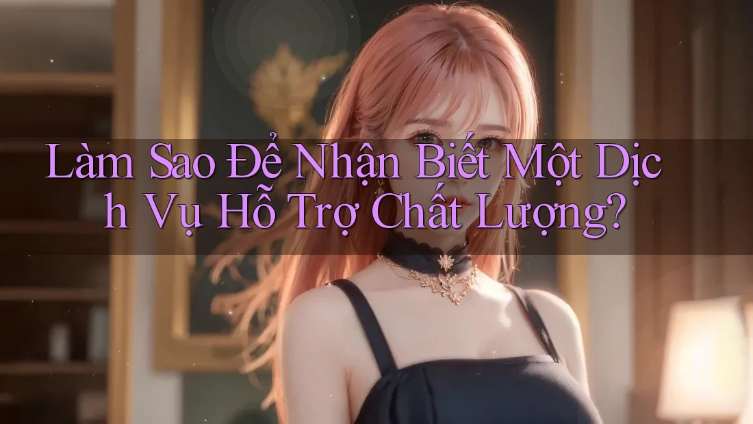 Làm Sao Để Nhận Biết Một Dịch Vụ Hỗ Trợ Chất Lượng?