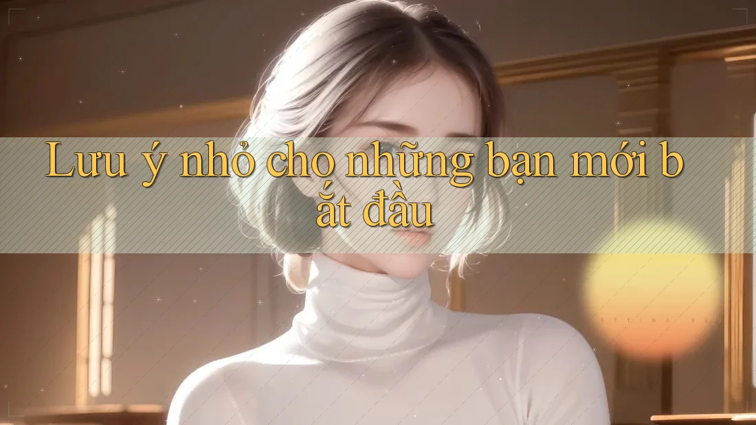 Lưu ý nhỏ cho những bạn mới bắt đầu
