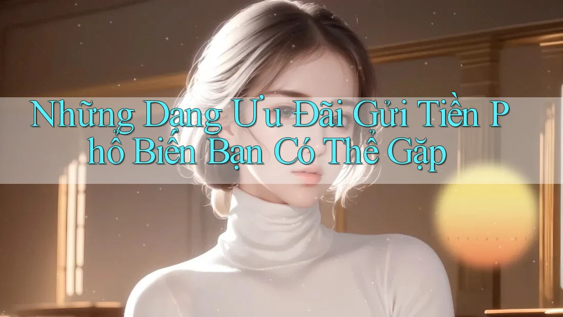 Những Dạng Ưu Đãi Gửi Tiền Phổ Biến Bạn Có Thể Gặp