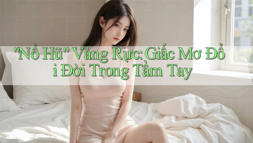 “Nổ Hũ” Vàng Rực: Giấc Mơ Đổi Đời Trong Tầm Tay