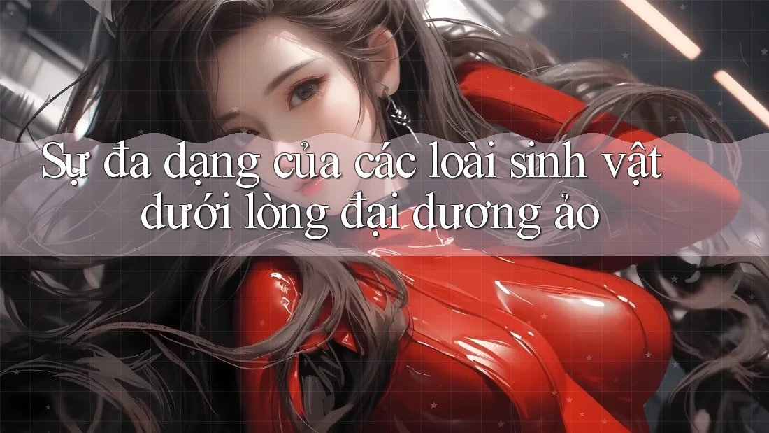 Sự đa dạng của các loài sinh vật dưới lòng đại dương ảo