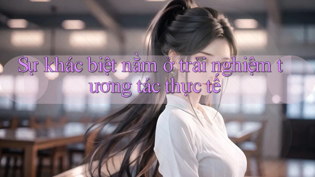 Sự khác biệt nằm ở trải nghiệm tương tác thực tế