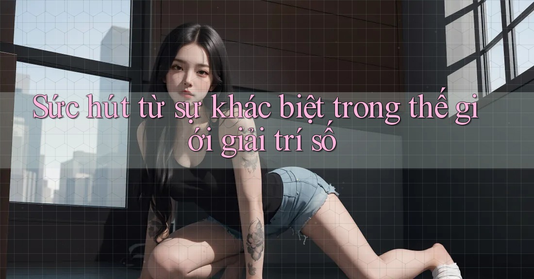 Sức hút từ sự khác biệt trong thế giới giải trí số